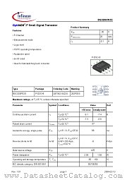 BSO200P03S datasheet pdf Infineon