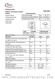 BSO305N datasheet pdf Infineon