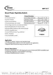 BSP752-T datasheet pdf Infineon