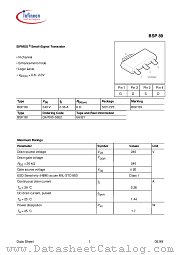 BSP89 datasheet pdf Infineon