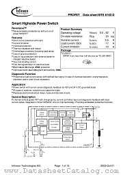 BTS6163D datasheet pdf Infineon