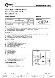 BTS728-L2 datasheet pdf Infineon