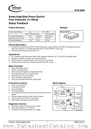 BTS824R datasheet pdf Infineon
