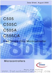 C505C datasheet pdf Infineon