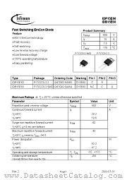 IDB15E60 datasheet pdf Infineon