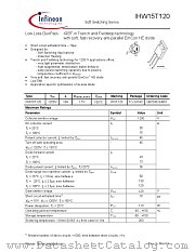 IHW15T120 datasheet pdf Infineon