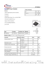 IPF13N03LA datasheet pdf Infineon