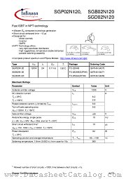 SGB02N120 datasheet pdf Infineon
