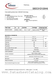 SIDC01D120H6 datasheet pdf Infineon