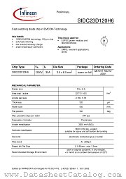 SIDC23D120H6 datasheet pdf Infineon
