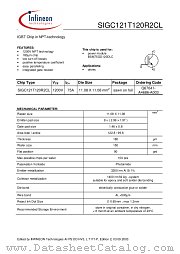 SIGC121T120R2CL datasheet pdf Infineon