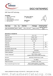 SIGC156T60NR2C datasheet pdf Infineon