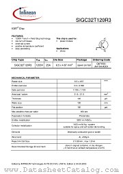 SIGC32T120R3 datasheet pdf Infineon