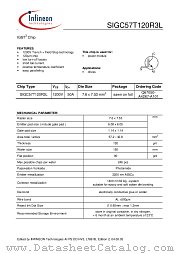 SIGC57T120R3L datasheet pdf Infineon