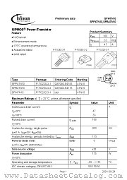 SPB47N10 datasheet pdf Infineon