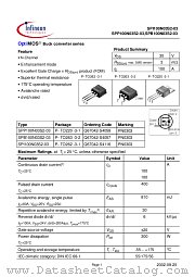 SPI100N03S2-03 datasheet pdf Infineon