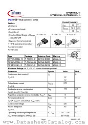 SPI42N03S2L-13 datasheet pdf Infineon