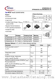 SPI80N03S2L-03 datasheet pdf Infineon