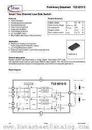 TLE6215G datasheet pdf Infineon