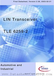 TLE6259-2G datasheet pdf Infineon