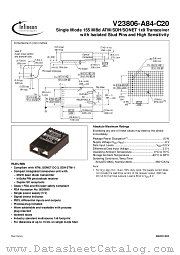 V23806-A84-C20 datasheet pdf Infineon
