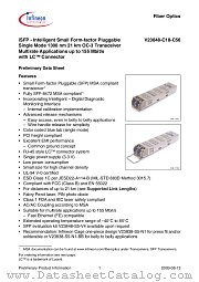OC-3,SM,1300NM,15KM datasheet pdf Infineon