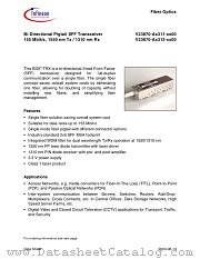 155MBIT/S_SFFTRX datasheet pdf Infineon