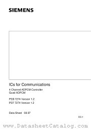 PEF7274-HV1.2 datasheet pdf Infineon