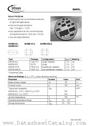 BAR88-02L datasheet pdf Infineon