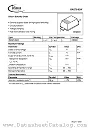 BAS70-02W datasheet pdf Infineon