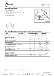 BAT15-04W datasheet pdf Infineon