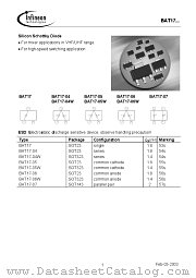 BAT17-06W datasheet pdf Infineon