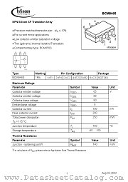 BCM846S datasheet pdf Infineon