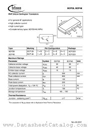 BCP28 datasheet pdf Infineon