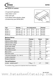 BCP69 datasheet pdf Infineon