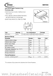 BCR192U datasheet pdf Infineon