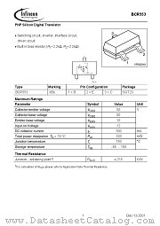 BCR553 datasheet pdf Infineon