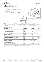BCR571 datasheet pdf Infineon