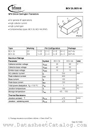 BCV49 datasheet pdf Infineon