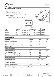 BCV61C datasheet pdf Infineon