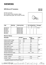 BCX58 datasheet pdf Infineon