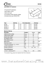 BCX68-10 datasheet pdf Infineon
