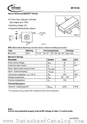 BF1012S datasheet pdf Infineon