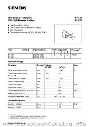 BF420 datasheet pdf Infineon