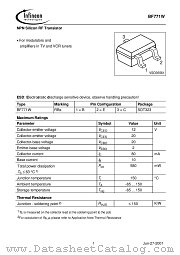 BF771W datasheet pdf Infineon