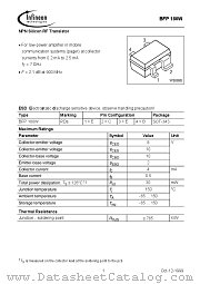 BFP180W datasheet pdf Infineon