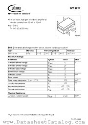 BFP181W datasheet pdf Infineon