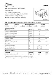 BFP690E6327 datasheet pdf Infineon