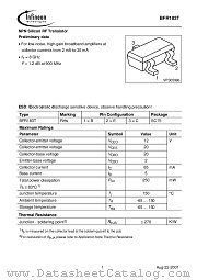 BFR183T datasheet pdf Infineon