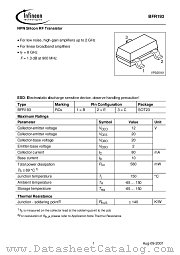 BFR193 datasheet pdf Infineon